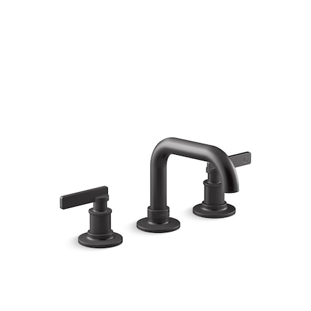 Kohler Widespread Bathroom Sink Faucet 1.2 GPM in Matte Black 35908-4-BL